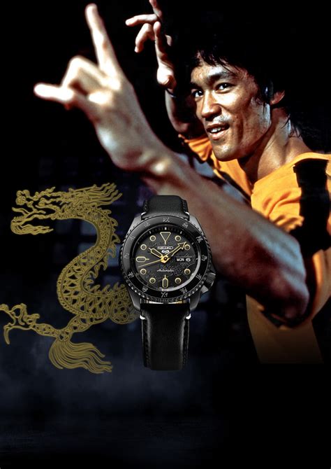 Seiko 5 Sports 55 Aniversario Bruce Lee Edición .